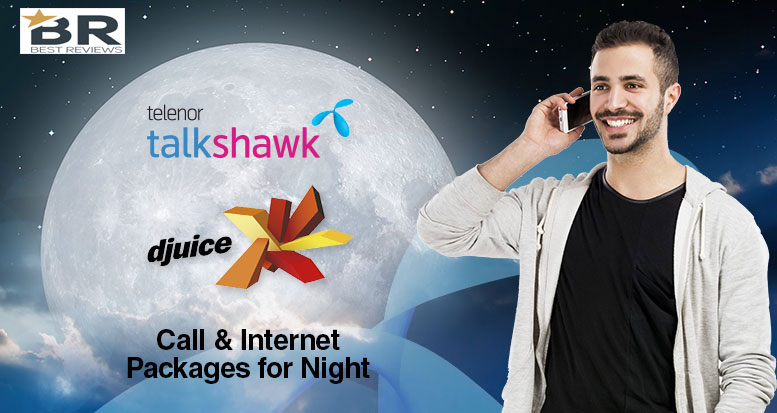Telenor Talkshawk Djuice Night Call Packages & Internet Package
